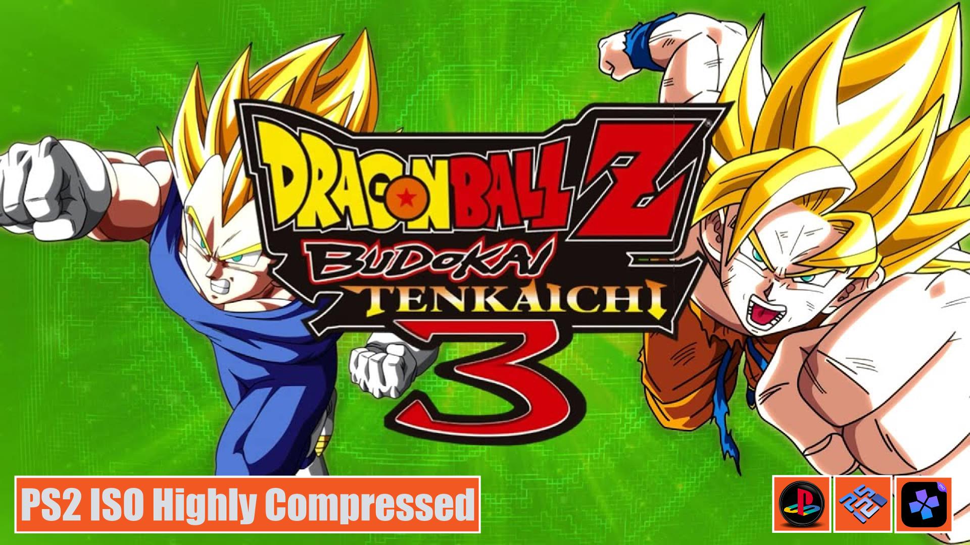 Dragon Ball Z Budokai Tenkaichi 3 PS2 ISO Highly Compressed - SafeROMs